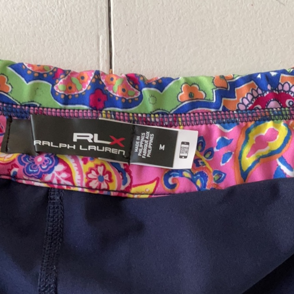 Colorful Paisley Patchwork Skort Medium - image 2